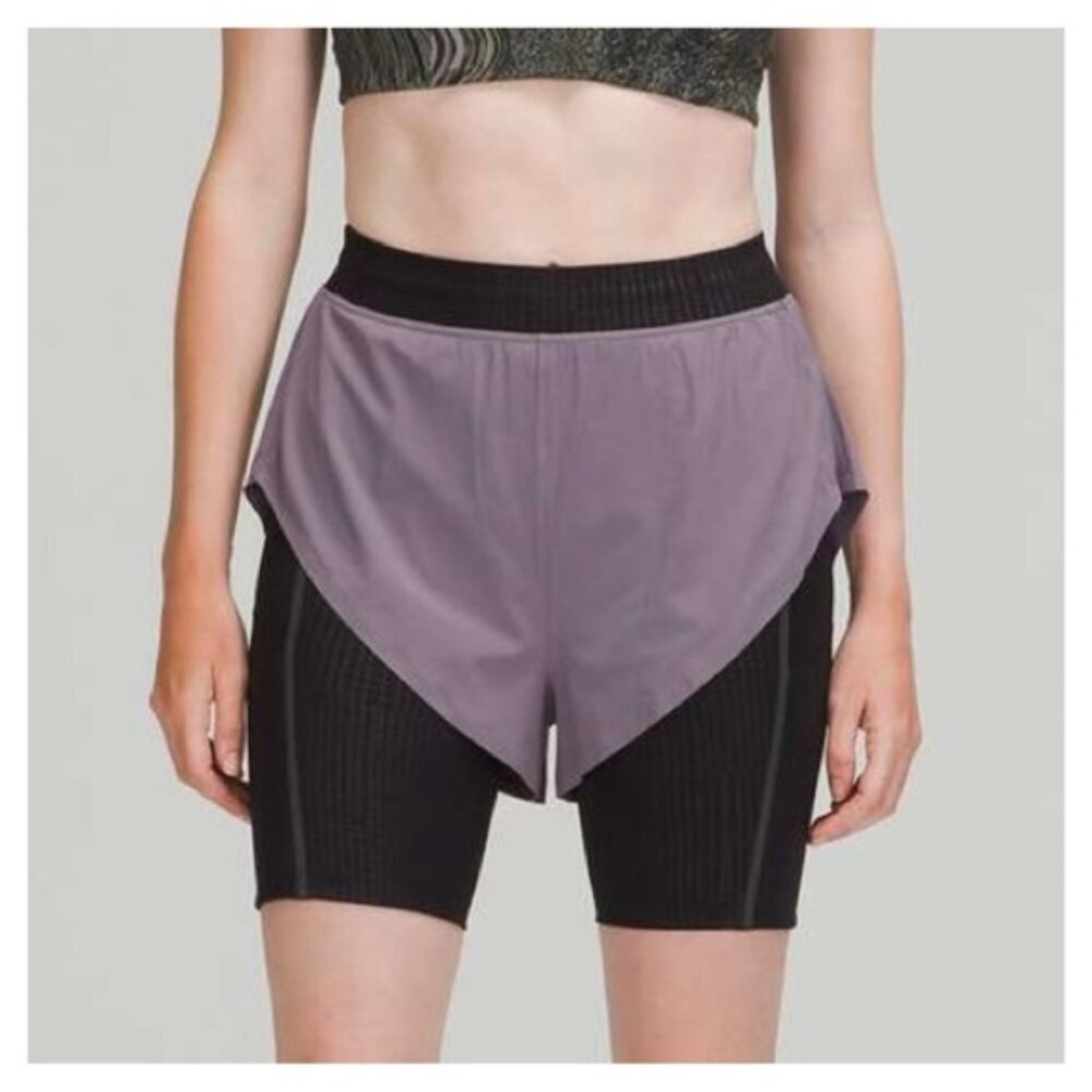 LULULEMON LAB • Run Short 8" in Dusky Lavender • 4